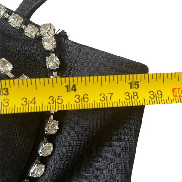 Julia by Love I Rhinestone Bustier Top M | Corset Crop, Padded, Party, Glam Y2K - Picture 8 of 8